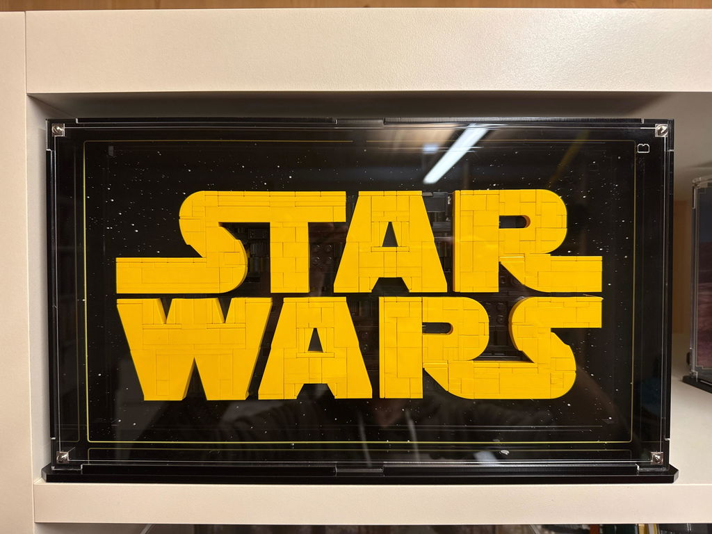 Wall Mounted Display Case for LEGO® Star Wars: Brick-Built Star Wars Logo (75407)