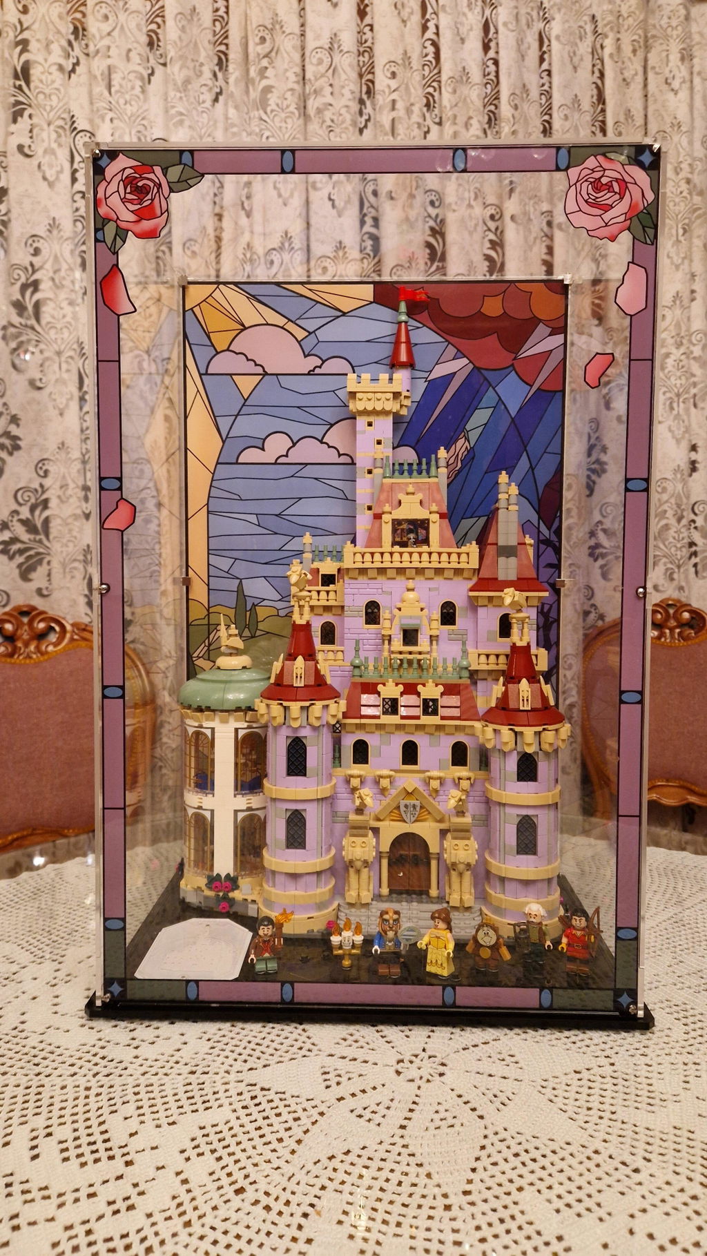 Display Case for LEGO® Disney Beauty and the Beast Castle (43263)