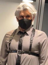 Love and Deepspace Sylus Straight Silver Grey Lace Front Synthetic Men's Wig LF6083