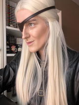 House of the Dragon Aemond Targaryen Platinum Blonde Straight Lace Front Synthetic Men's Wig LW4042