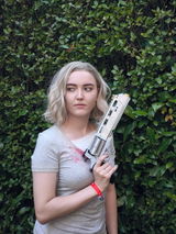 Resident Evil Requiem Grace Ashcrof Ash Blonde With Brown Roots Wavy Lace Front Synthetic Hair Wig LF6181