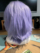 Purple Straight Synthetic Wig CSX116