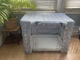 HYGGE BLUE - DOG CRATE COVER