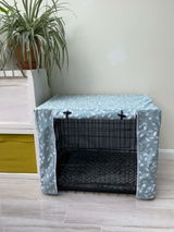 TERRAZZO GREEN - DOG CRATE COVER