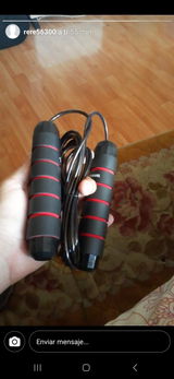 Cuerda 3m Saltar Doble Balero Speed Rope Alta Velocidad