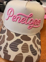 Custom Cursive Puff Embroidered Hat