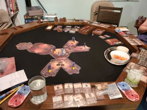Spinning Center Game Table