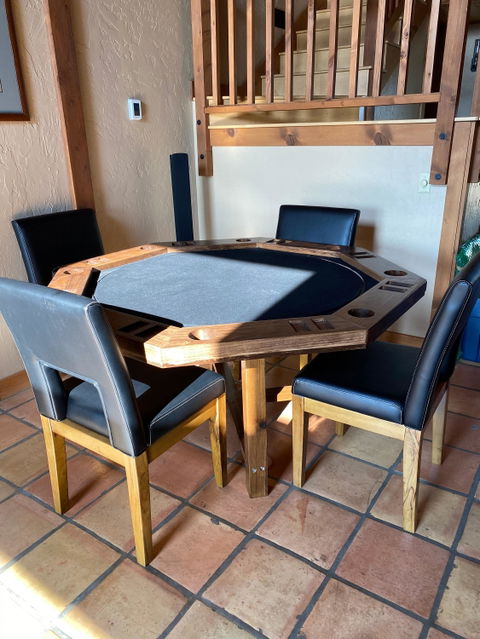 Spinning Center Game Table