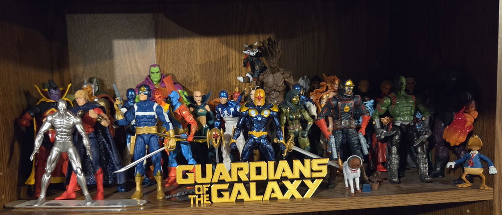 Guardians of the Galaxy 3D printed Logo Sign Wall Desk Shelf Art