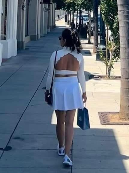Open Back Long Sleeve Crop Top | White Crop Top | WISKII Active