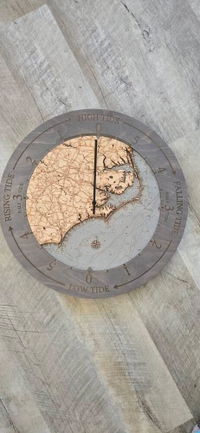 Customer photo from Karen A.'s review of North Carolina Coast Tide Clock, 16.50" Diameter