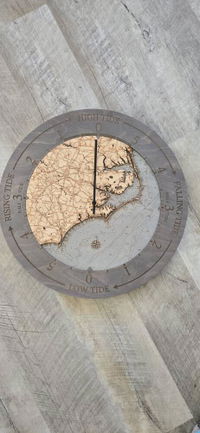 Customer photo from Karen A.'s review of North Carolina Coast Tide Clock, 16.50" Diameter