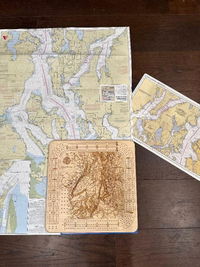Customer photo from Clifton's review of Puget Sound Cribbage Board