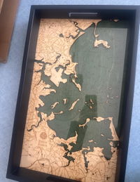 Customer photo from Jeffrey C.'s review of Boston Harbor Serving Tray 20" X 13"