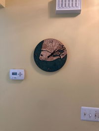 Customer photo from Kendra H.'s review of Cape May Clock, 12" Diameter