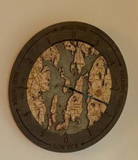 Customer photo from Mary's review of Narragansett Bay Tide & Time Clock, 16.50" Diameter