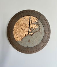Customer photo from Kim's review of North Carolina Coast Tide Clock, 16.50" Diameter