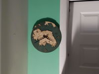 Customer photo from Leanne R.'s review of Ireland Clock, 12" Diameter