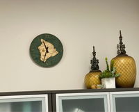Customer photo from Vanessa S.'s review of Hawaii (The Big Island) Clock, 12" Diameter