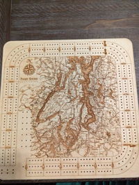 Customer photo from Jake's review of Puget Sound Cribbage Board