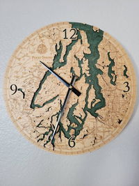Customer photo from Meaghan J.'s review of Puget Sound Clock, 12" Diameter