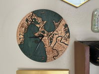 Customer photo from Leanne D.'s review of New Orleans Clock, 12" Diameter
