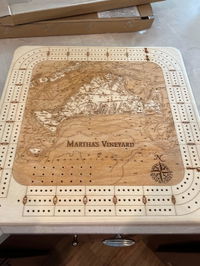 Customer photo from Elizabeth's review of Martha's Vineyard Cribbage Board