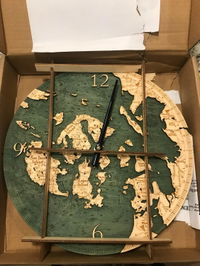 Customer photo from Jennifer H.'s review of San Juan Islands Clock, 12" Diameter