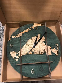 Customer photo from Jennifer H.'s review of Martha's Vineyard Clock, 12" Diameter