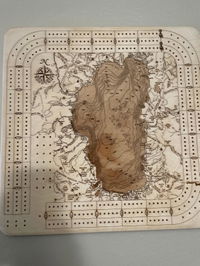 Customer photo from Anonymous's review of Lake Tahoe Cribbage Board