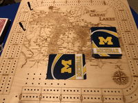 Customer photo from Kelly D.'s review of Great Lakes Cribbage Board