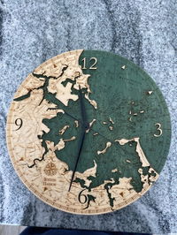 Customer photo from Katie F.'s review of Boston Harbor Clock, 12" Diameter