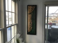 Customer photo from Kathy's review of New Jersey South Shore 3-D Nautical Wood Chart, Narrow, 13.5" x 43"