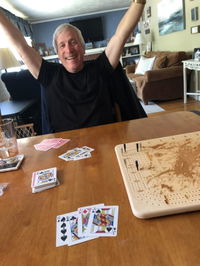Customer photo from Tom U.'s review of Lake Winnipesaukee Cribbage Board