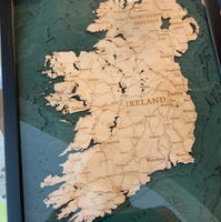 Customer photo from Katy's review of Ireland 3-D Nautical Wood Chart, Small, 16" x 20"