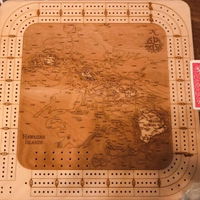 Customer photo from Cindy S.'s review of Hawaiian Islands Cribbage Board