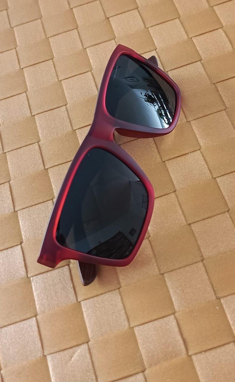 ENJOY THE SILENCE - DARK RED // Gafas de Sol con Madera