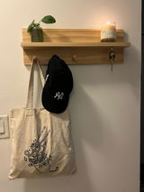 Coat Rack Entryway Shelf With Key Holders