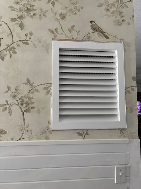 Luxury Wood A/C Return Vent Cover, In-Take Wall Grills – Primed White Holds 1" Filter