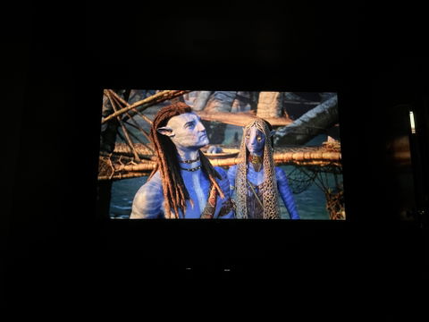 70"-150" Wupro Cinema Gallery Black Crystal ALR Ambient Light Rejecting Fixed Frame Projector Screen For Long Throw