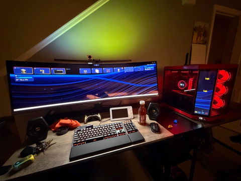 XOTIC PC Y70 Red Eye X3D Gaming PC, NVIDIA GeForce RTX 5080, Ryzen 7 9800X3D, 32GB DDR5, 2TB SSD