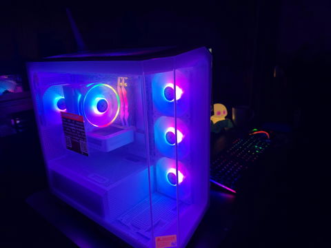 XOTIC PC Project Zero Pano Ghost Gaming PC, NVIDIA GeForce RTX 5060, Ryzen 7 9700X, 16GB DDR5, 1TB SSD
