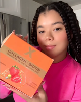 Liquid Collagen Shots with Biotin, Hyaluronic Acid and Vitamins B5, B6, C & E - Strawberry Flavor