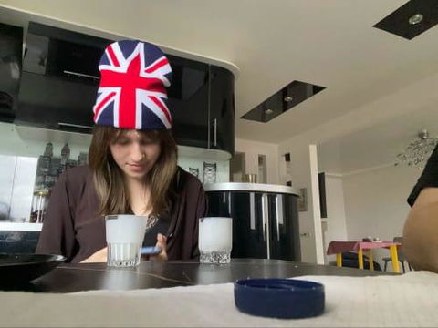Customer photo review of UK Flag beanie