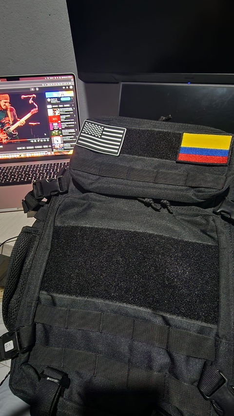Morral Táctico Negro 45 Litros