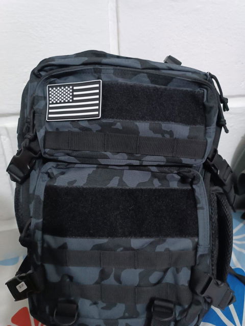 Morral Táctico Black Grey Camuflado 45 Litros