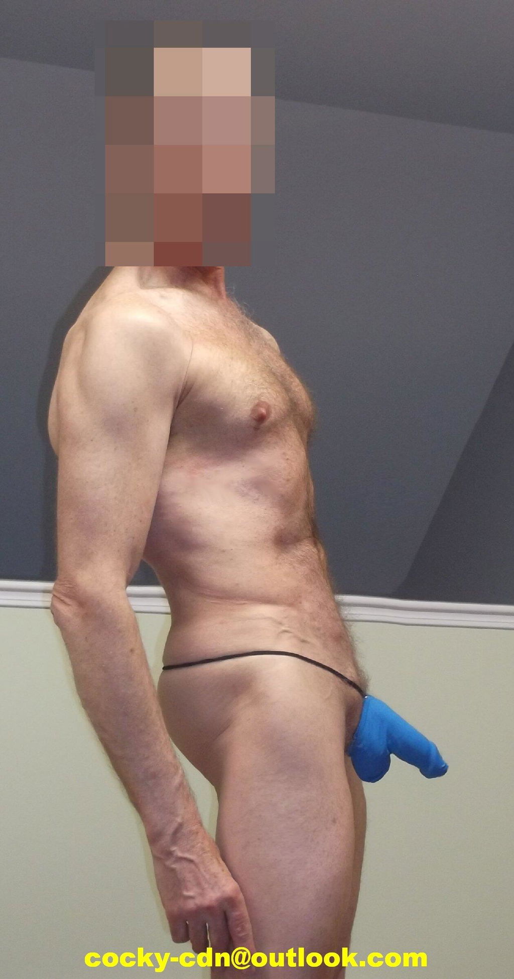 Mens Bulge Cock Sock - Adjustable String Pouch G-String Underwear