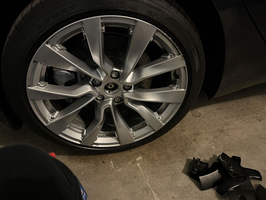 1 Pcs Wheel Cover for Tesla New 2024 Model 3 Highland 19‘’ Nova Wheels (One Piece Replacement)