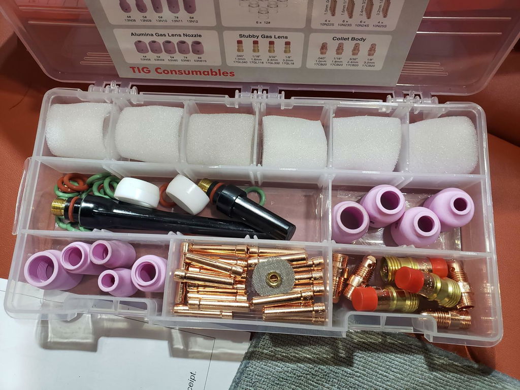 WP-17/18/26 TIG Torch Consumables Kit