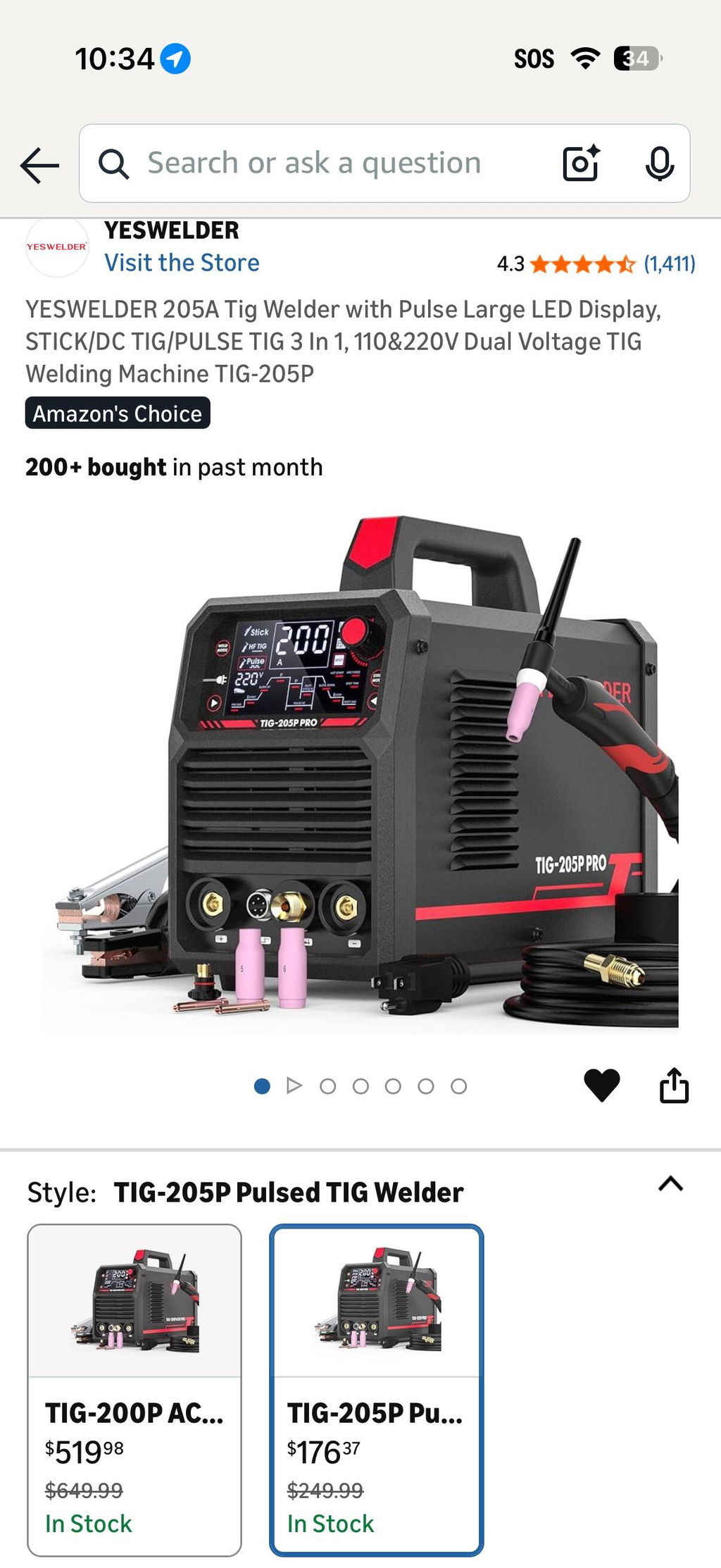 TIG-205P PRO